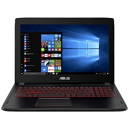 CUK ASUS 15-inch Gaming Laptop (i7-7700HQ, 16GB RAM, 256GB PCIe SSD   1TB HDD, NVIDIA GTX 1060 3GB, 15.6" Full HD IPS, Windows 10) - 2017 Oculus Rift Compatible Notebook Computer for Gamers