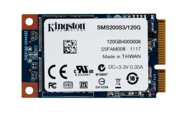 Kingston Digital 120GB SSDNow mS200 mSATA (6Gbps) Solid State Drive for Notebooks Tablets and Ultrabooks SMS200S3/120G