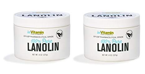 Face & Body Moisturizer for Dry Skin, Lanolin Moisturizing Cream Lotion (8 oz)