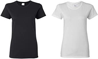 GILDAN Womens Heavy Cotton Adult T-Shirt, 2-Pack T-Shirt