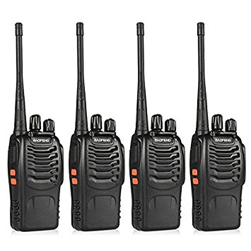Elephant Xu Two Way Long Range Rechargeable Walkie Talkies Radio for all ages (Pack of 4)