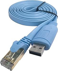 DSD TECH Câble SH-RJ45P USB vers console avec puce PL2303GT pour commutateurs de routeurs Cisco 1.8M / 5.9FT