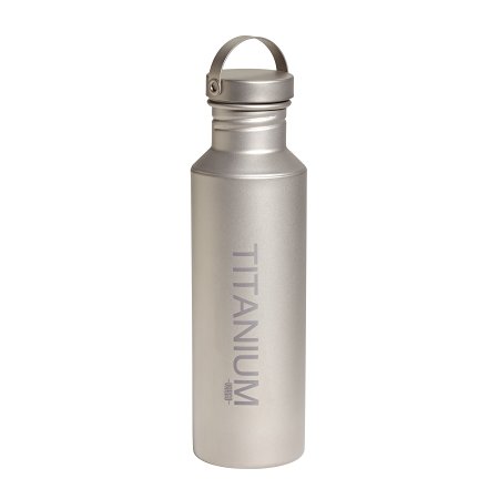 Vargo Titanium Water Bottle with Titanium Lid