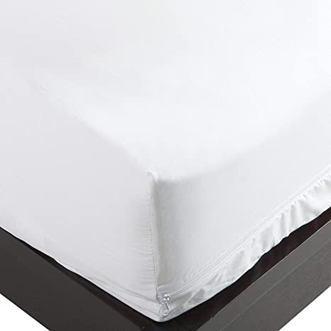 Allersoft 100-Percent Cotton Bed Bug, Dust Mite & Allergy Control Mattress Protector, Queen 9-inch