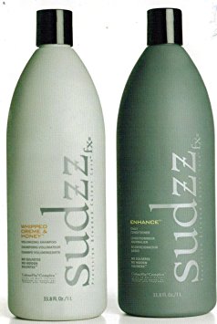 SUDZZ Whipped Creme & Honey Shampoo 33.8OZ  Enhance Daily Conditionjer 33.8OZ  LITER PUMP