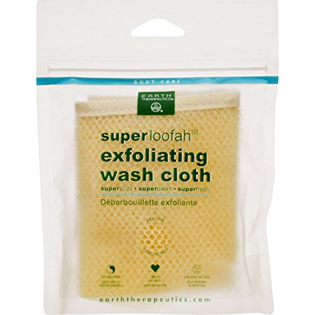 Earth Therapeutics Loofah, Super, Exfoliating, Wash Cloth