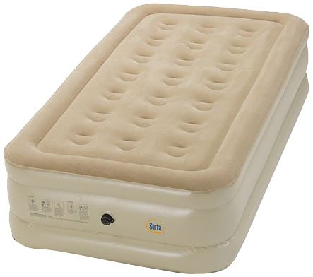 Serta Basic Raised Air Mattress with External AC pump