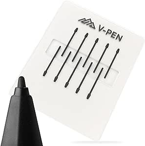 V-Pen Replacement Tips (10-Pack) for Remarkable 2 - Premium Black Stylus Nibs, Ensuring Precision, Easy Installation, Durability for Long-Lasting Use, Ideal for Professional & Creative Applications