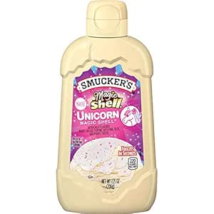 Smuckers Unicorn Magic Shell Smucker`s Topping Freezes In Seconds (1) 7.25 oz Bottle