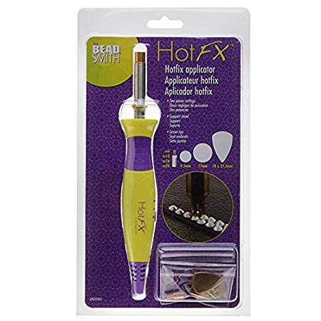 BeadSmith Corded HotFX Applicator Tool, Applies Hotfix Crystals with 7 Tips 120V