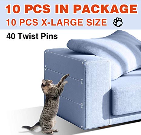 Maoyea Furniture Protector from Cat Scratch Cat Scratch Deterrent Cat Scratch Training Tape Anti Cat Scratching Sheet Pet Couch Protector for Leather Sofa …
