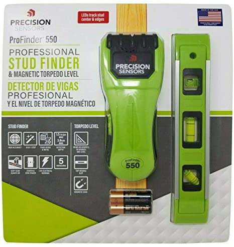 Precision Sensors ProFinder 550 Professional Stud Finder & Magnetic Level