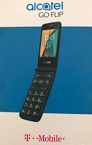 Alcatel Go Flip 4GB 4044W Blue - T-Mobile: Renewed