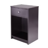 Winsome Squamish Accent Table with 1-Drawer Espresso Finish