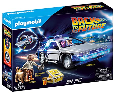 Playmobil 70317 Back to the Future Figure & Vehicle Playset, Multicoloured