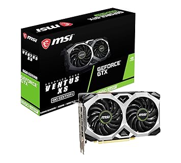 MSI GTX 1660 pci_e_x16 Super Ventus XS OC 6GB GDDR6 Gaming Graphic Card, Black (V375-279R)