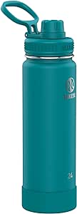 Takeya Actives 24 oz Vacuum Insulated Stainless Steel Water Bottle with Spout Lid, Premium Quality, Mystic Blue