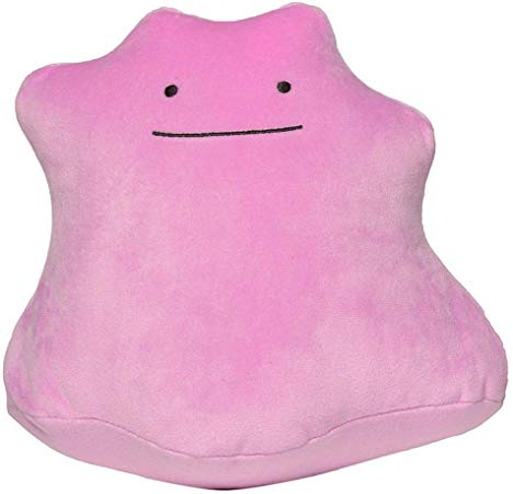 Wicked Cool Toys Pokémon Ditto Plush Stuffed Animal Toy - 8" - Ages 2