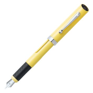 Sheaffer Viewpoint Calligraphy Pen, Yellow, Carded with (2) ink cartridges: Medium (73401)