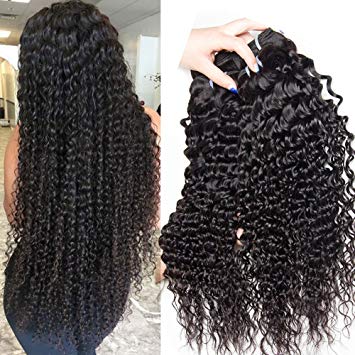 8A Malaysian Deep Wave 4 Bundles Malaysian Curly Weave Human Hair 100% Unprocessed Virgin Human Hair Weft Extensions Natural Color(100+/-5g)/pc 14 16 18 20inch
