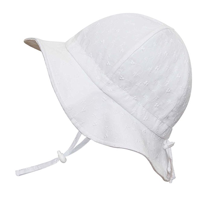 Twinklebelle Baby Toddler Kids Breathable Sun Hat 50 UPF Adjustable For Grow, Stay-On