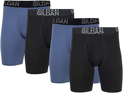 Gildan Men's Cotton Stretch Boxer Brief, Multipack