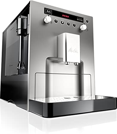 Melitta E960-107 Caffeo Bistro Aroma Selection and Professional Standard Milk Frothing Whisk - Silver and Black