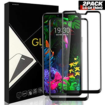 Yersan LG G8 ThinQ Screen Protector [2 Pack], Full Coverage HD Tempered Glass Anti-Scratch Bubble-Free Screen Protector for LG G8 ThinQ