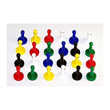 Set of Assorted 1" Pawns, Set Of 24