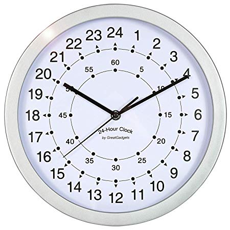 GreatGadgets 1858 24-Hour Clock