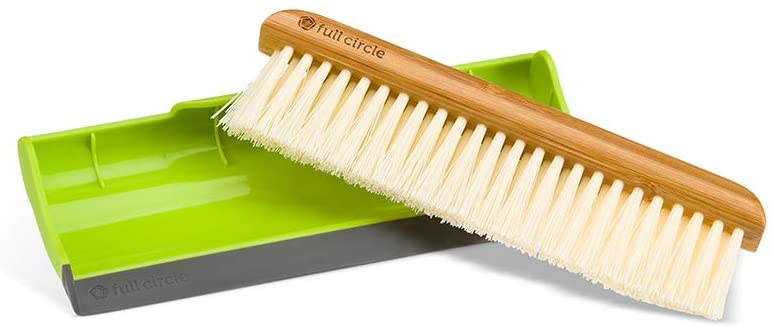 Full Circle Crumb Runner, Counter Sweep and Squeegee, Green
