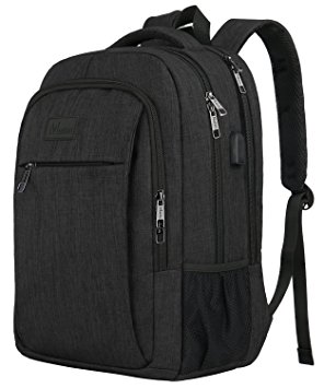 Business Laptop Backpack, Matein School BookBag for Student Durable College Backpack for Men Women Adults Teens, Water Resistant Lightweight Travel Daypack Computer Bag Fits 15.6-Inch Laptop&Notebook