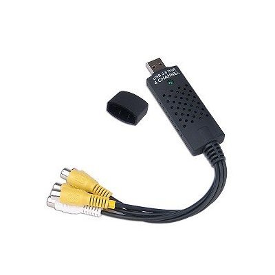 Sabrent USB-DVR4 4-Channel USB 2.0 DVR Security Surveillance CCTV Digital Video Camera Recorder Adapter - VISTA Ready