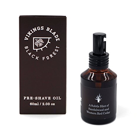 VIKINGS BLADE 'Black Forest' Pre Shave Oil, Sandalwood & Western Red Cedar