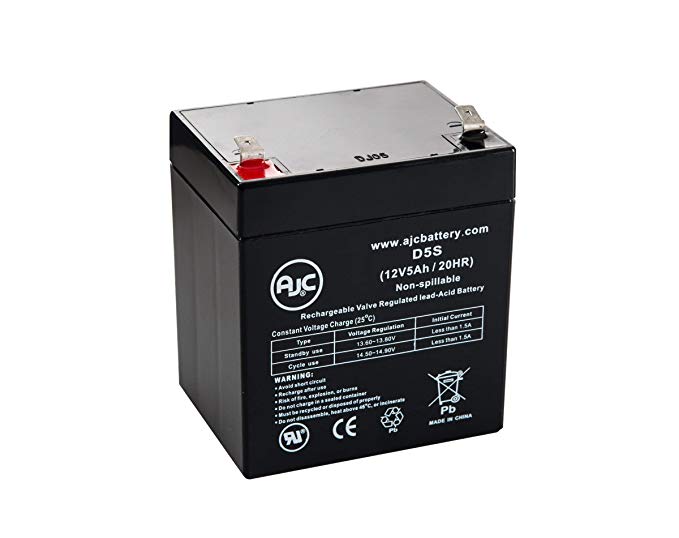 UB1250 12V 5Ah UPS Battery - This is an AJC Brand Replacement