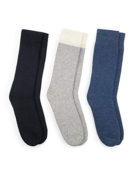 Duray Men's Thermal Wool Socks 3 Pack