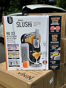 Ninja SLUSHi 72 oz Professional Frozen Drink Maker, 3 Preset Settings Slushie Machine (Renewed)