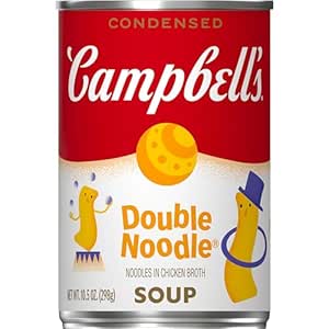 Campbell’s Condensed Kids Double Noodle Soup, 10.5 oz Can