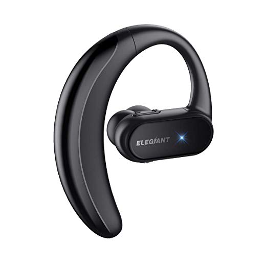 Bluetooth Headset,ELEGIANT Bluetooth Earpiece V4.2 Car Bluetooth Headphone 10-Hrs Talking Time,silicone sports Headphones Compatible with iPhone Samsung Galaxy LG HTC and Other Smartphones