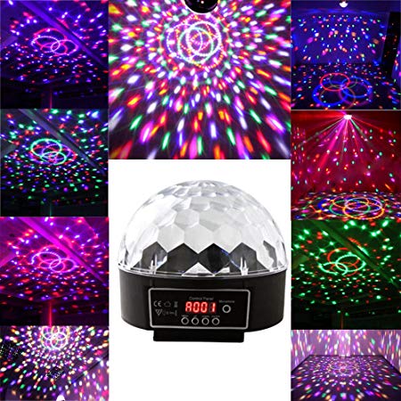 EconoLed Mini LED RGB Crystal Magic Ball Effect Light DMX Disco DJ Stage Lighting