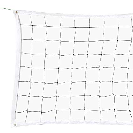 RAPICCA Volleyball Net for Indoor or Outdoor Sports Backyard Schoolyard Pool Beach Volleyball Replacement Net for Tournament or Championships (32 FT x 3 FT) Poles Not Included