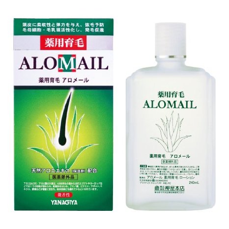 YANAGIYA | Hair Regrowth Treatment | ALOMAIL 240ml (Japan Import)