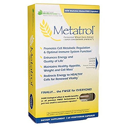 American BioScience Metatrol Fermented Wheat Germ Extract - Super Concentrate - 60 Capsules