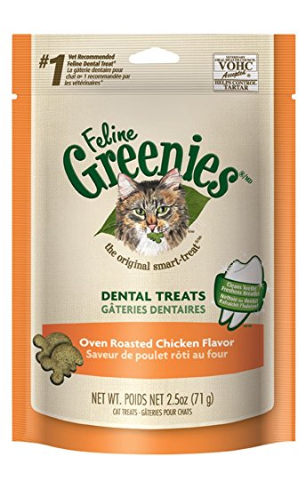 FELINE GREENIES Dental Cat Treats