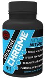Naturo Nitro Creatine Chrome with Magnapower Creatine Magnesium  New Quality Creatine Formula Promotes Rapid Gains in Stamina Strength and Lean Muscle Growth - 90ct 30 Servings