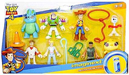 Imaginext Toy Story Deluxe Figure Pack of 8 Figures 2.5" with Forky