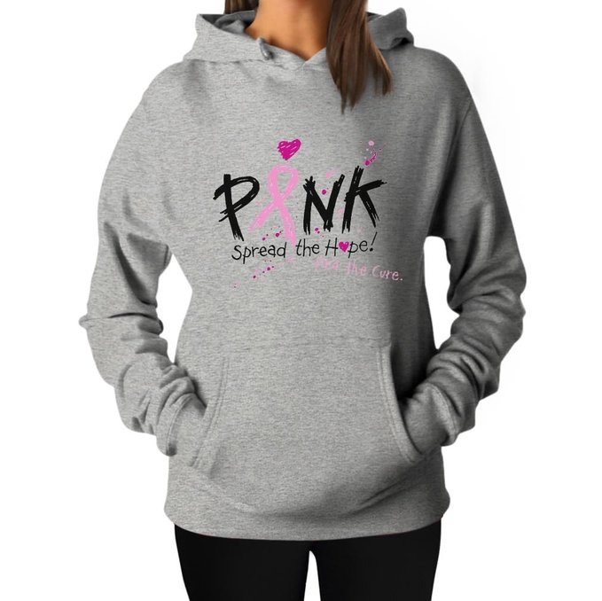 Pink Breast Cancer Awareness Spread The Hope Hoodie