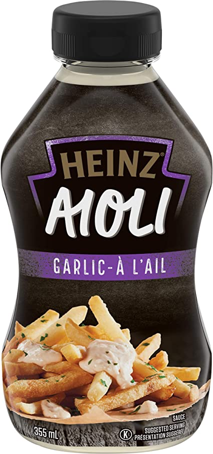 Heinz Aioli, Garlic, 355mL