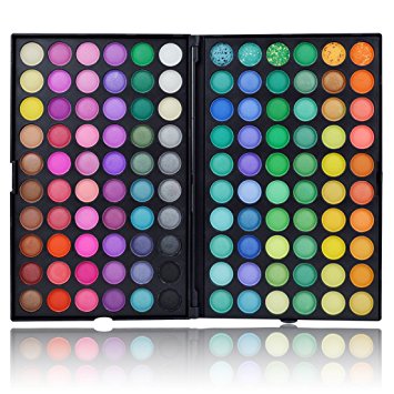 120 Bright Colors Eye Shadow, SUMERSHA Eyeshadow Palette Makeup Kit Eye Colour Grooming Palette Concealer(#2)
