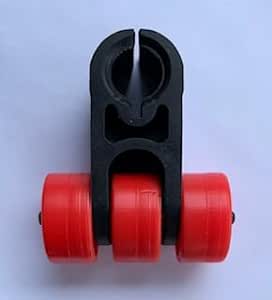 Shifty Bridge X3 Medium 11.5 mm (Red Wheels), Black